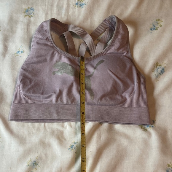 Puma Women's Lavender Sports Bra - Picture 8 of 12
